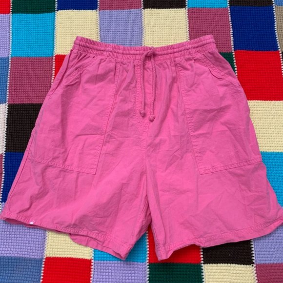 Vintage 90s Stretch Waist Pocket Bermuda.Short 6" - Picture 1 of 11